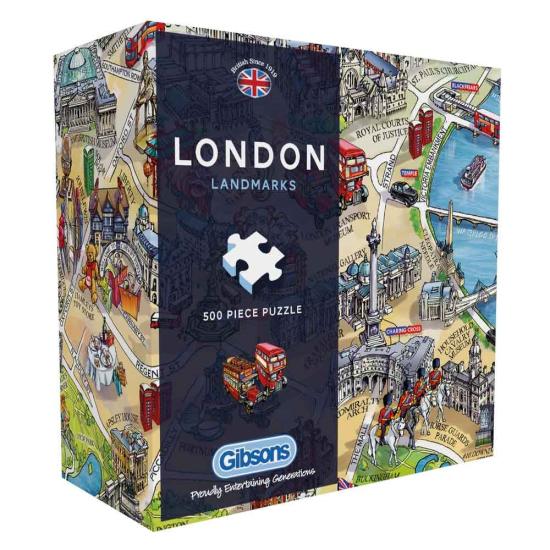 Gibsons London Wahrzeichen Puzzle 500 Teile