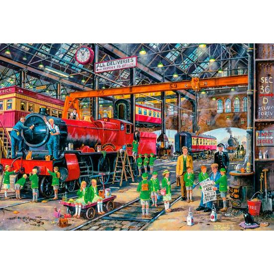Gibsons Puzzle The School Trip 500 Teile