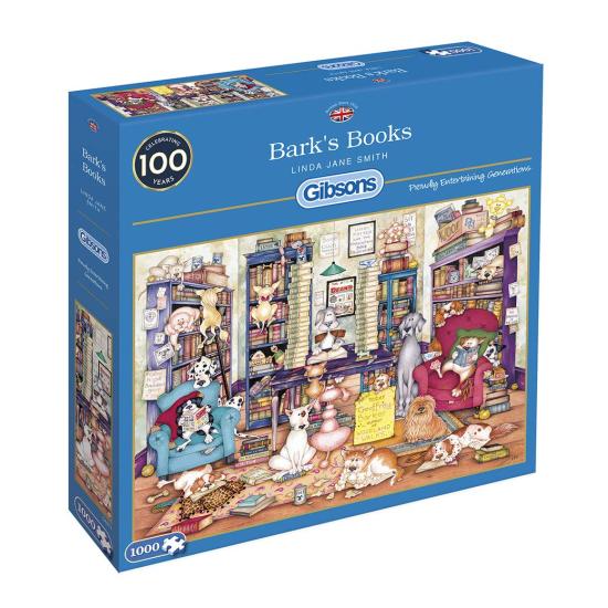 Gibsons The Bark Bookstore 1000-teiliges Puzzle