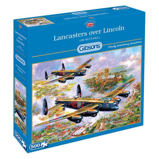 Gibsons Lancasters über Lincoln Puzzle 500 Teile