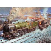 Gibsons Kestrel-Lokomotive in Hartlepool, 500-teiliges Puzzle
