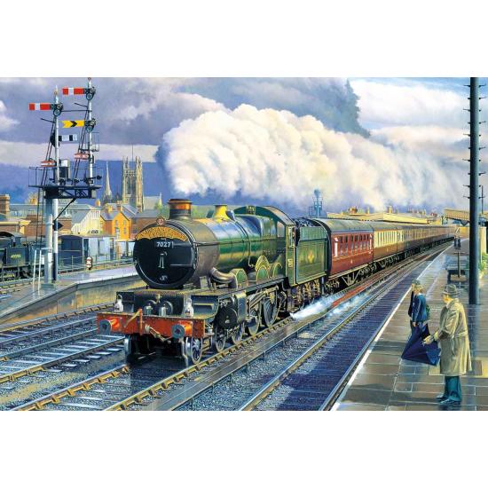 Puzzle Gibsons Lokomotiven: Haupt- und Ringlokomotiven, 2 x 500 Puzzle Gibsons Lokomotiven: Haupt- und Ringlokomotiven, 2 x 500