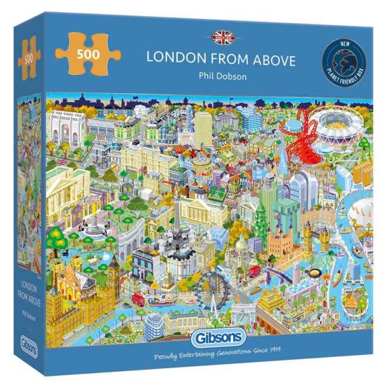 Gibsons London From Above Puzzle 500 Teile