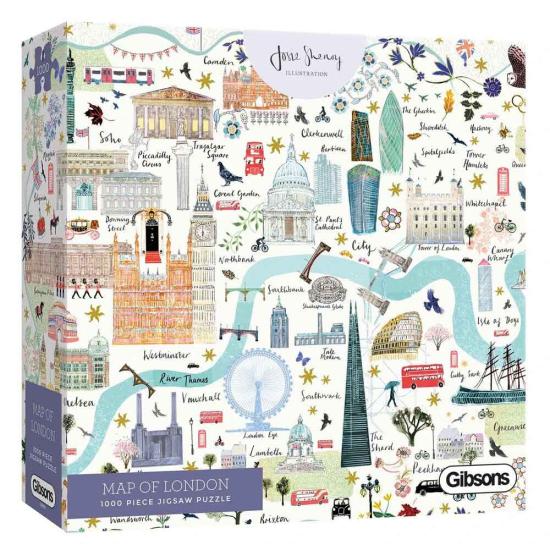Gibsons London Kartenpuzzle 1000 Teile