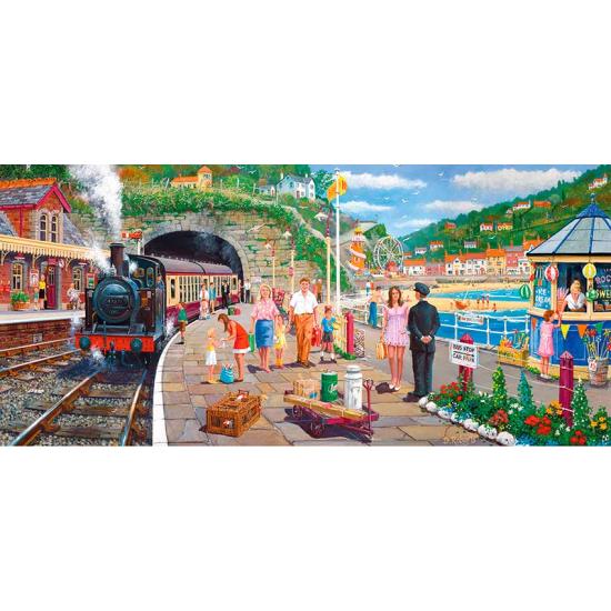 Gibsons Sea and Train Puzzle mit 636 Teilen