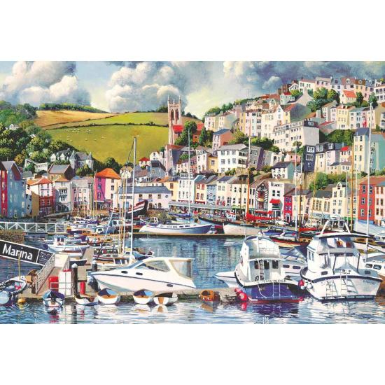 Gibsons Marina Brixham 500-teiliges Puzzle