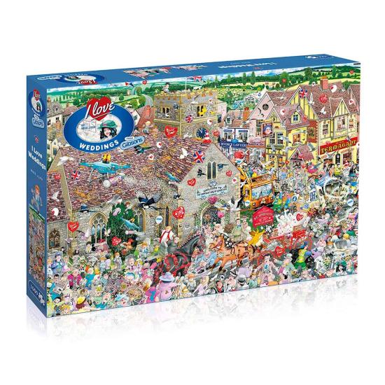 Gibsons I Love Weddings Puzzle 1000 Teile