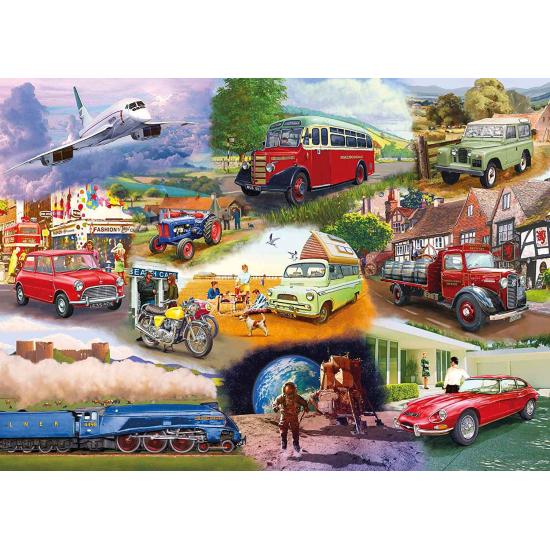 Gibsons Iconic Engines 1000-teiliges Puzzle