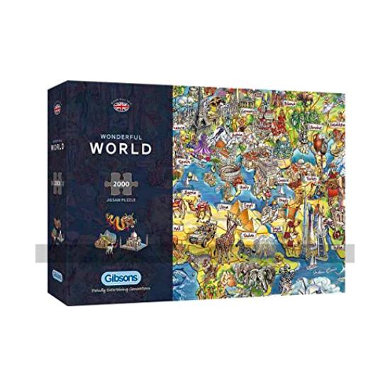 Gibsons Wonderful World Puzzle 2000 Teile