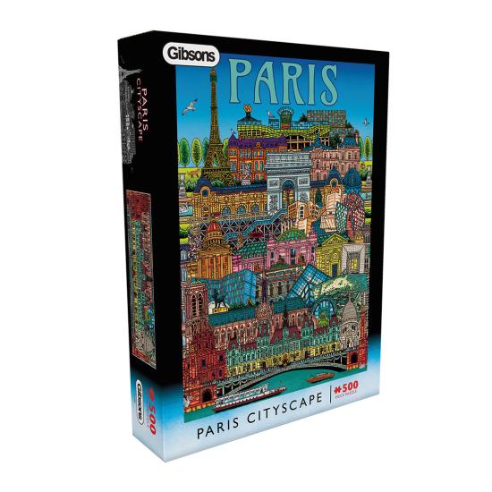 Puzzle Gibsons Pariser Stadtbild 500-teiliges