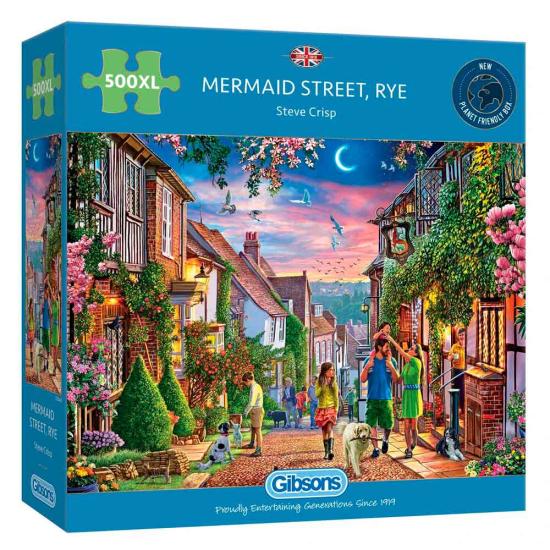 Gibsons Walking Down Mermaid Street XXL-Puzzle mit 500 Teilen