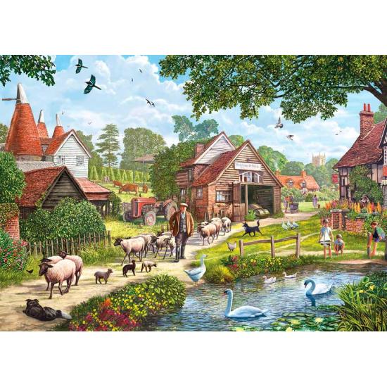Gibsons Puzzle Passage durch das Feld 1000 Teile Gibsons Puzzle Passage durch das Feld 1000 Teile
