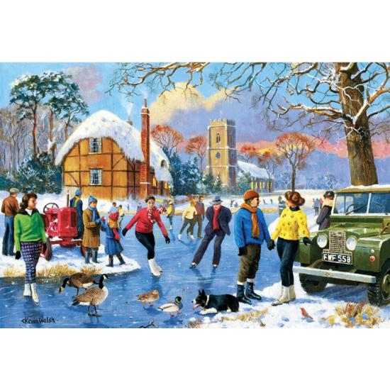 Gibsons Skaten auf dem See Puzzle 500 Teile