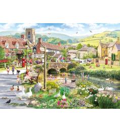 Puzzle Gibsons Enten An Der Brücke 1000 Teile