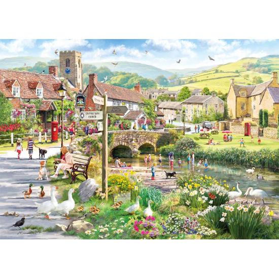 Puzzle Gibsons Enten An Der Brücke 1000 Teile