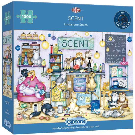 Gibsons Cat Perfume 1000-teiliges Puzzle