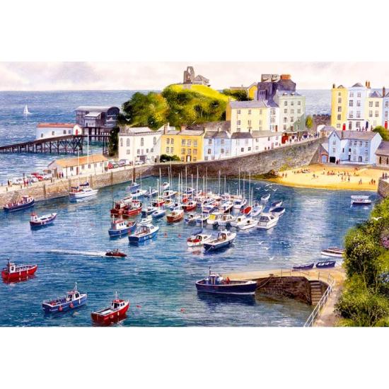 Gibsons Tenby City Harbor 500-teiliges Puzzle