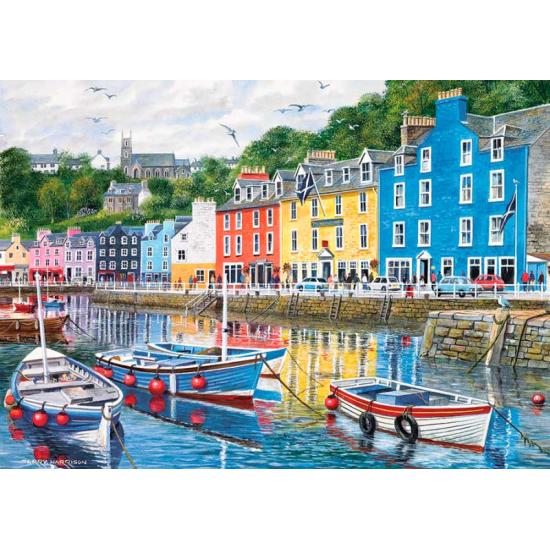 Gibsons Hafen von Tobermory 1000-teiliges Puzzle
