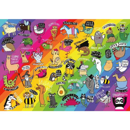 Gibsons Punimals 500-teiliges Puzzle