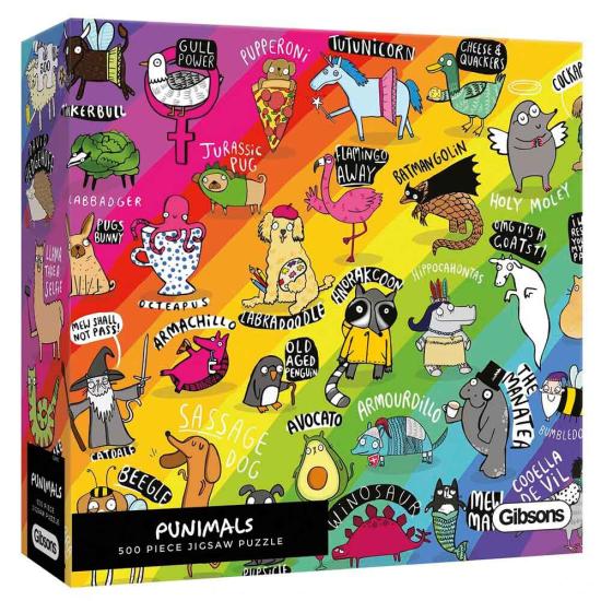 Gibsons Punimals 500-teiliges Puzzle