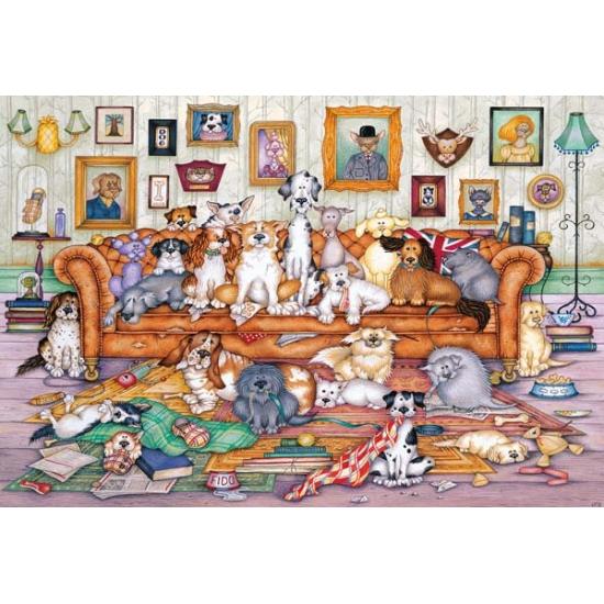 Gibsons Dog Meeting Puzzle 500 Teile