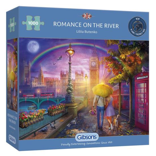 Gibsons Romance on the River 1000-teiliges Puzzle