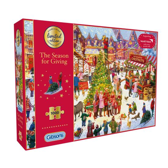 Puzzle Gibsons Die Zeit Des Gebens 1000 Teile