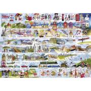 Gibsons Cream Teas and Cola Puzzle 1000 Teile