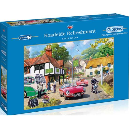 Gibsons Puzzle Eine Erfrischung am Straßenrand 2000 Teile