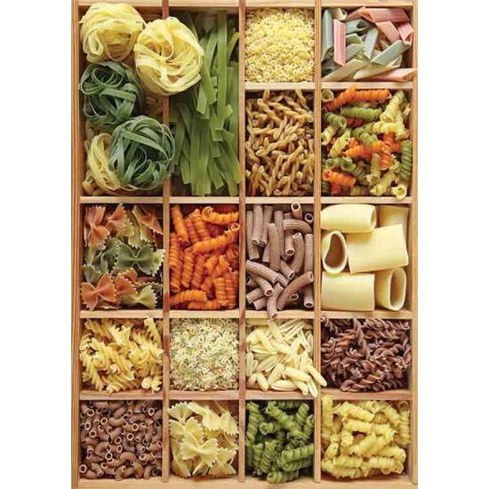 Pasta Stillleben Gold Puzzle 1000 Teile