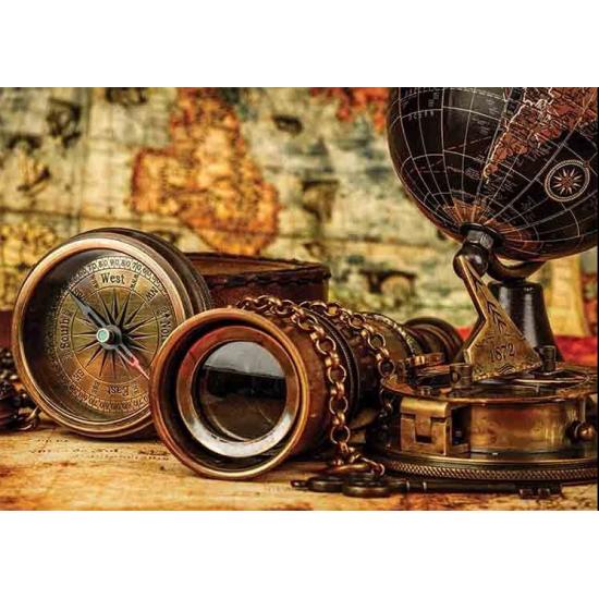 1000-teiliges Kapitänskajüten-Goldpuzzle