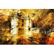 Azay Le Rideau Castle Gold Puzzle 500 Teile