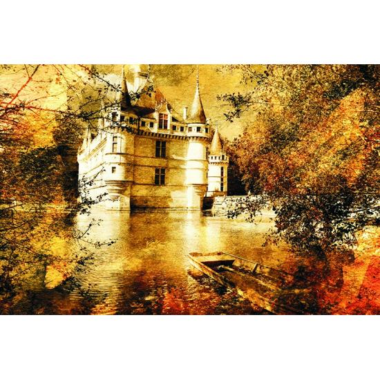 Azay Le Rideau Castle Gold Puzzle 500 Teile