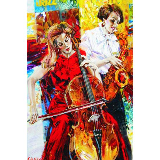 Puzzle Gold Jazzkonzert 1500 Teile