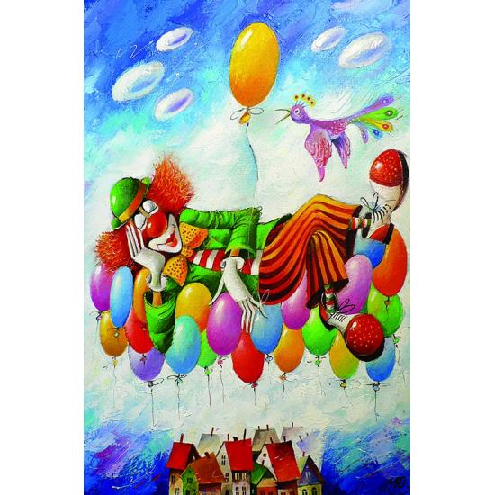 Puzzle Gold Der Traum des Clowns 1000 Teile