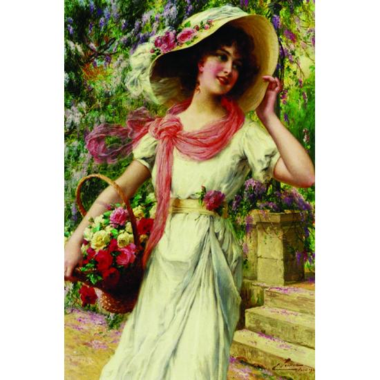 Puzzle Gold im Blumengarten mit 1000 Teilen