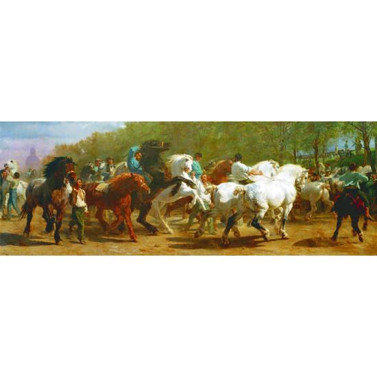 Puzzle Gold Die Pferdemesse mit 1000 Teilen