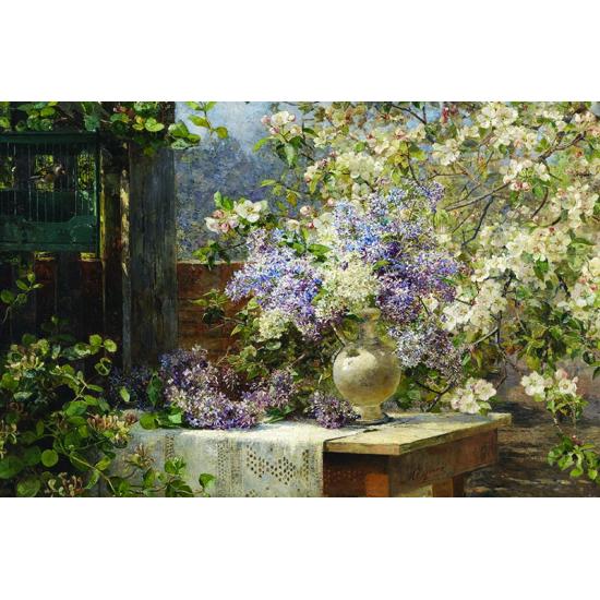 Puzzle Gold Die Blüte aus 1000 Teilen