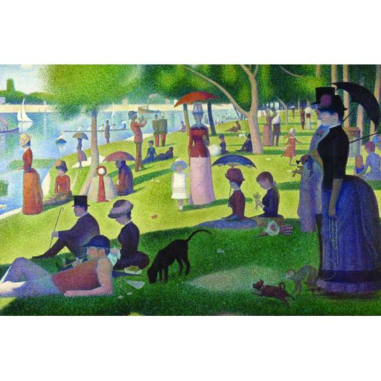 Goldpuzzle Sonntagnachmittag in Grande Jatte mit 1000 Teilen Goldpuzzle Sonntagnachmittag in Grande Jatte mit 1000 Teilen