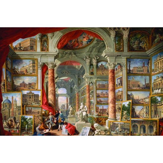 Goldpuzzle Ansicht des modernen Roms 2000 Teile