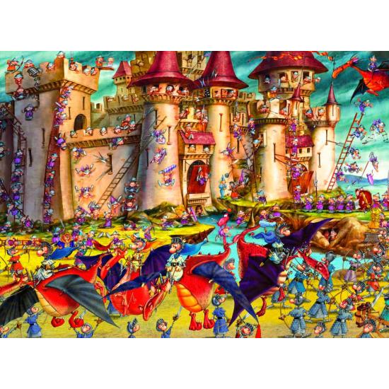 Grafika Siege of the Fortified Castle Puzzle 2000 Teile