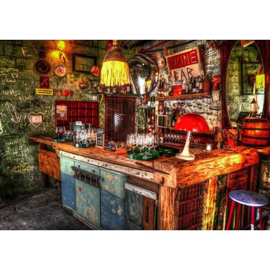 Puzzle Grafika Ruinierte Bar in Budapest mit 1500 Teilen