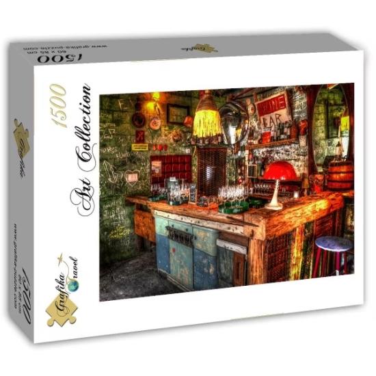 Puzzle Grafika Ruinierte Bar in Budapest mit 1500 Teilen