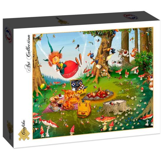 Grafika Witch's Camping Puzzle mit 2000 Teilen
