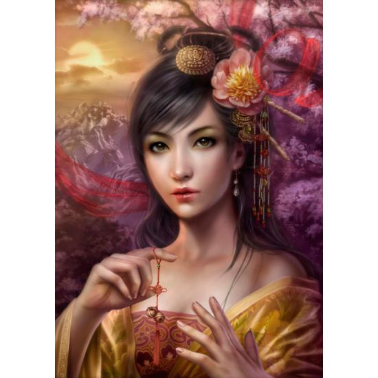 Grafika Puzzle Lieder unter dem Kirschbaum 1000 Teile