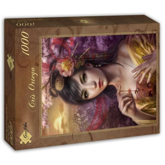 Grafika Puzzle Lieder unter dem Kirschbaum 1000 Teile