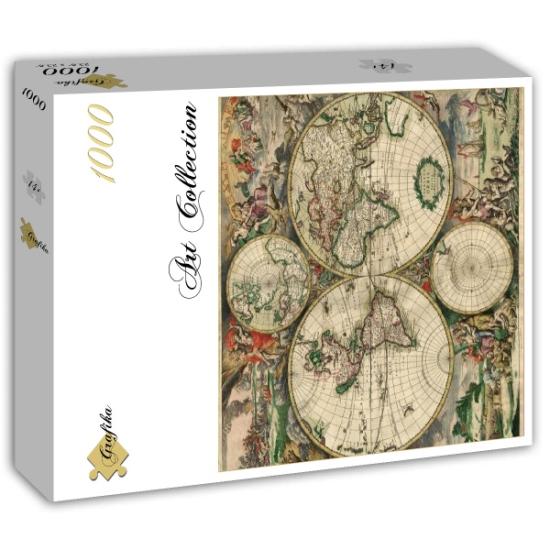 Grafika Carte du Monde, Amsterdam 1000-teiliges Puzzle