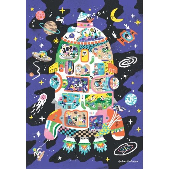 Puzzle Grafika Raketenhaus 1000 Teile