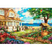 Puzzle Grafika Ferienhaus Am Meer 1000 Teile