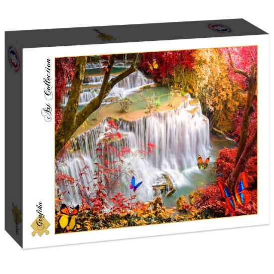 Grafika Deep Forest Wasserfall-Puzzle mit 2000 Teilen